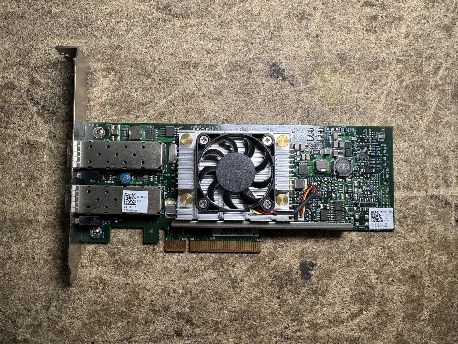 Lot 9 Dell 0Y40PH Broadcom 10GB SFP+ DUAL PORT Adapter PCI-E Network Card