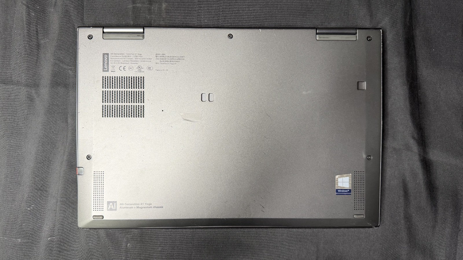 Lenovo ThinkPad X1 yoga gen 4, i5-8265U 16GB RAM 512GB SSD WIN 10