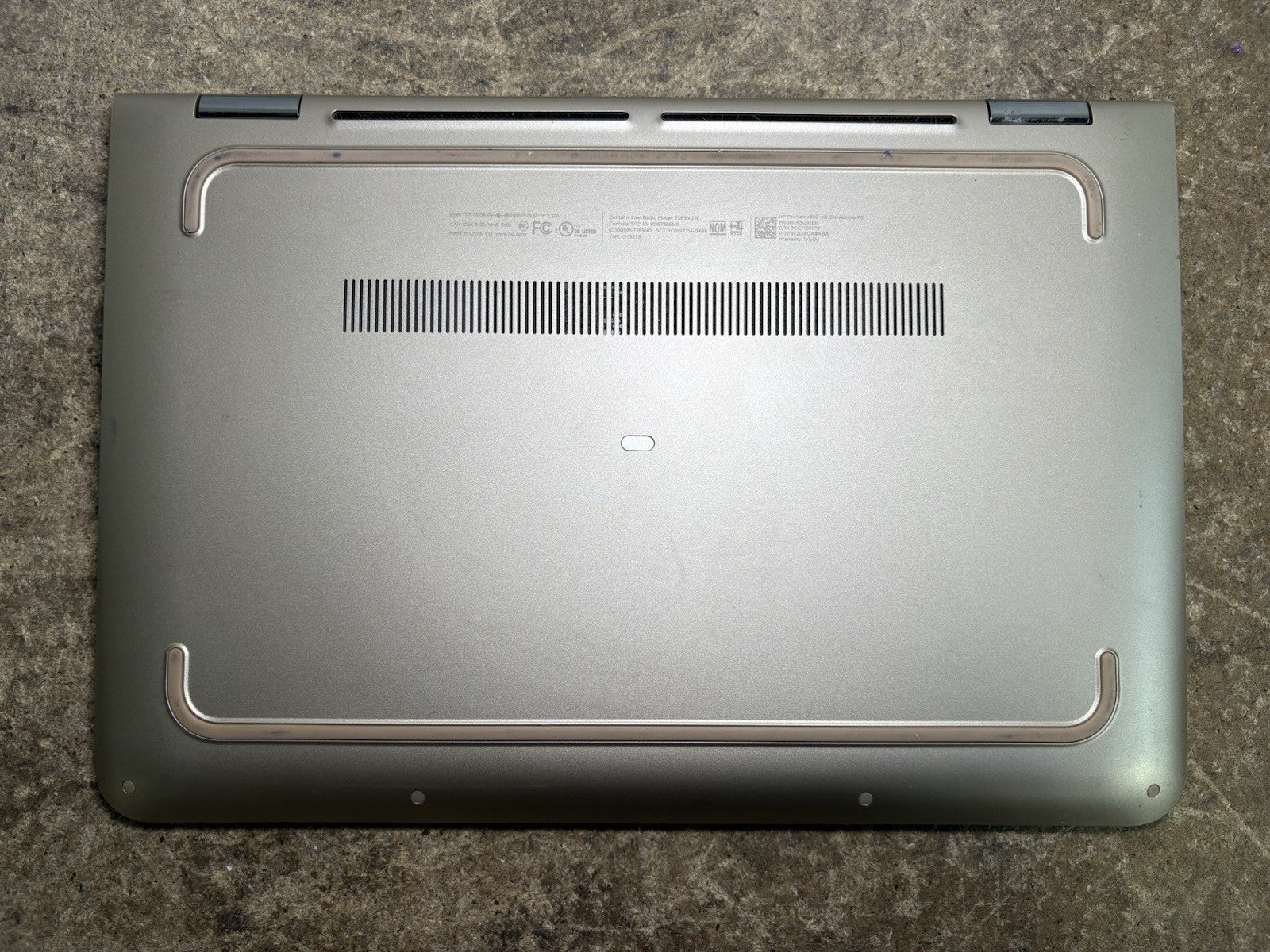 HP Pavilion X360 M3Convertible I5-7200U, No RAM, 120GB SSD