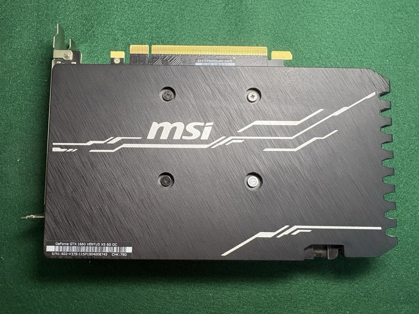 MSI GeForce GTX 1660 Ventus XS 6GB GDDR6 Graphics Card 602-V379-11SP1904008745