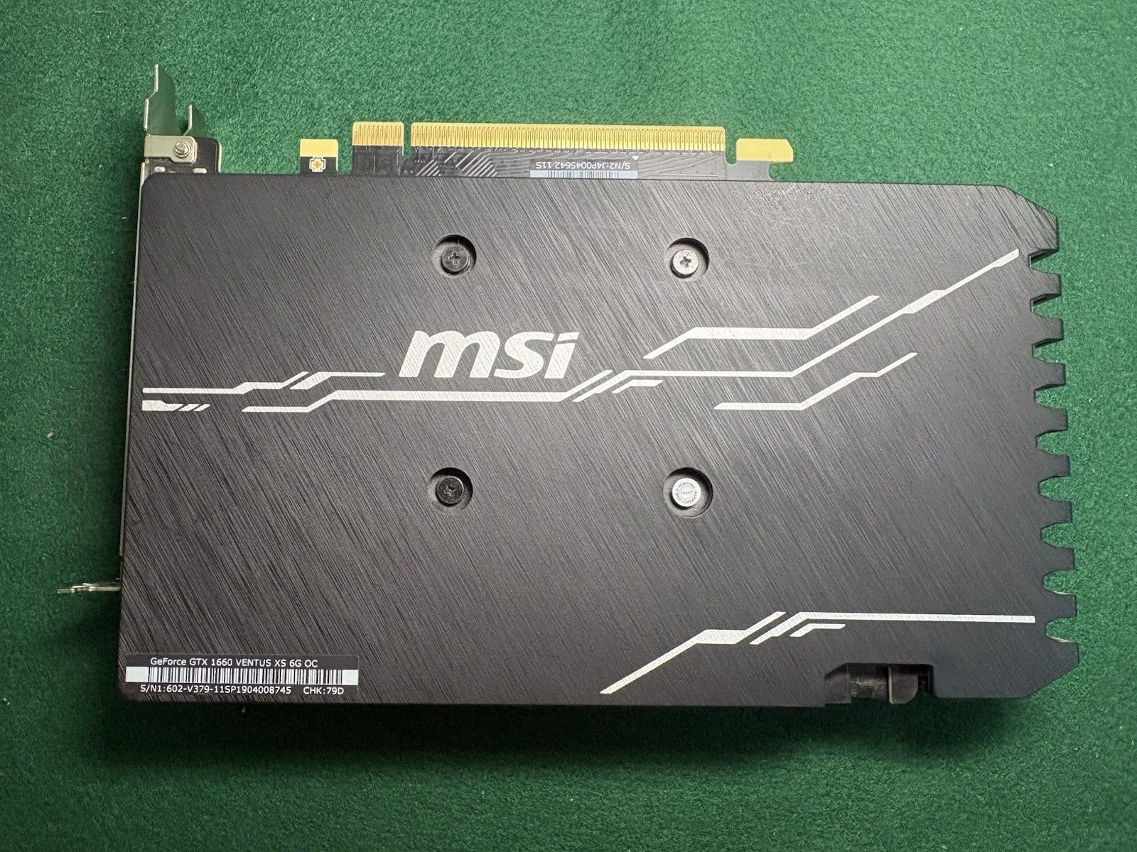 MSI GeForce GTX 1660 Ventus XS 6GB GDDR6 Graphics Card 602-V379-11SP1904008745