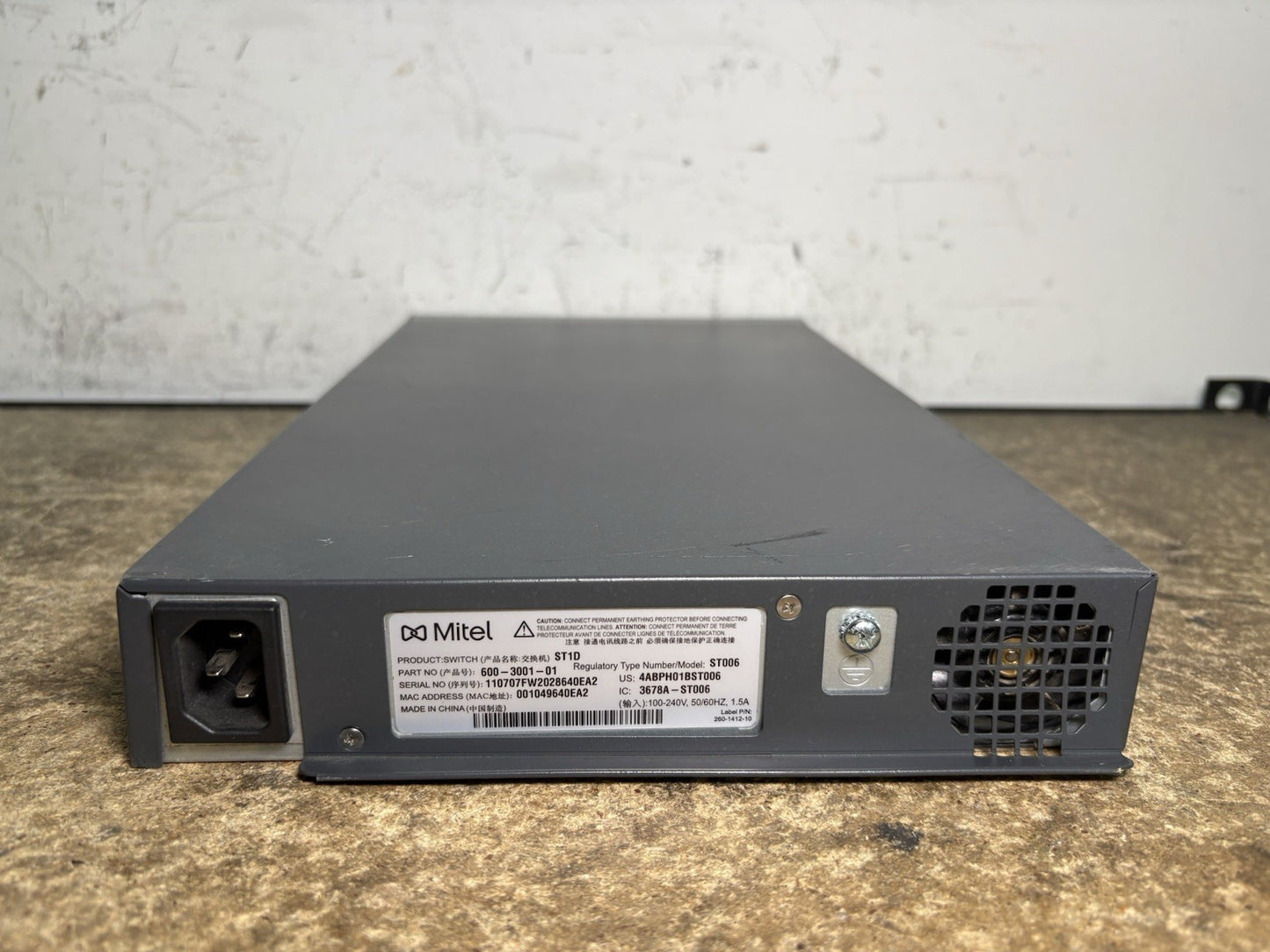 Mitel ShoreTel ST1D IP Phone Switching T1/E1 Voice Switch PBX Module 600-3001-01