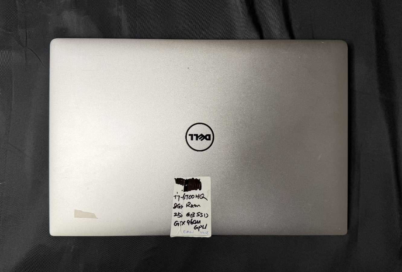 Dell XPS 15 9550 Intel Core i7-6700HQ, 256GB SSD 8GB RAM 70-79% Battery, NO OS