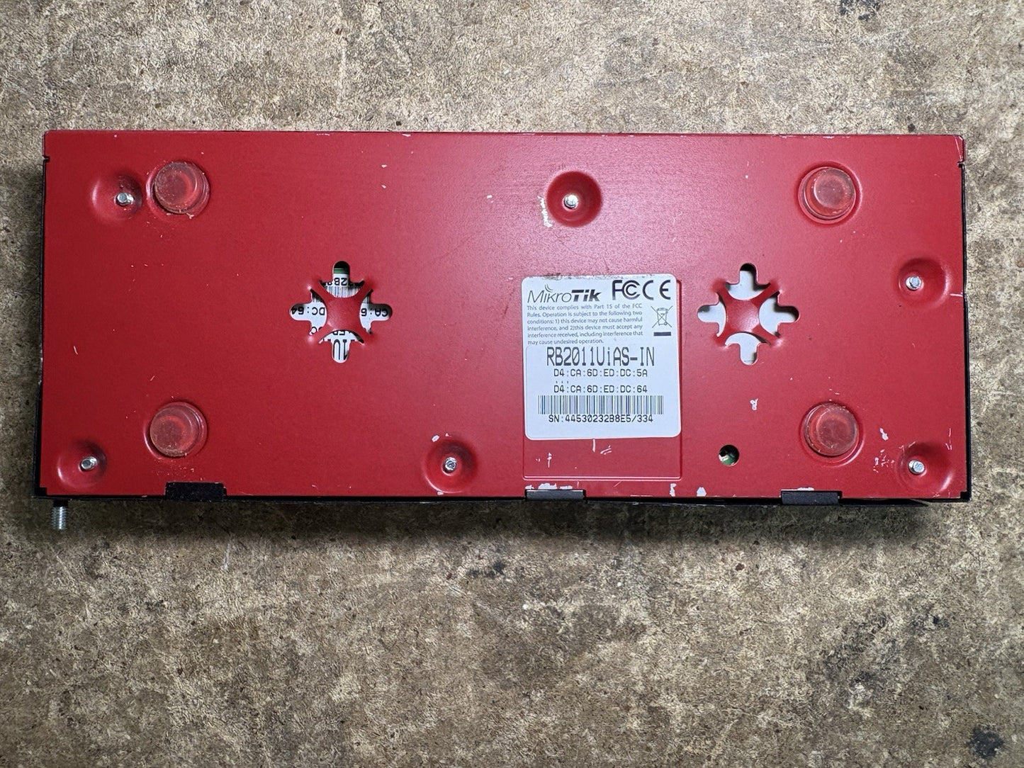 MIKROTIK ROUTERBOARD ROUTER RB2011UiAS-IN - NO POWER CORD INCLUDED