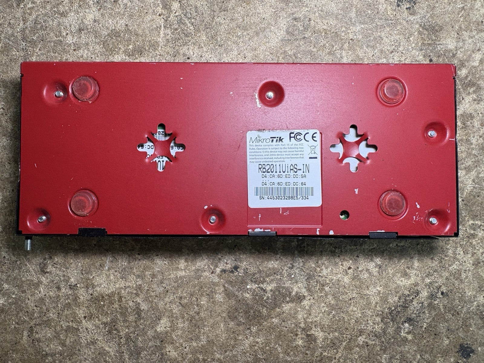 MIKROTIK ROUTERBOARD ROUTER RB2011UiAS-IN - NO POWER CORD INCLUDED