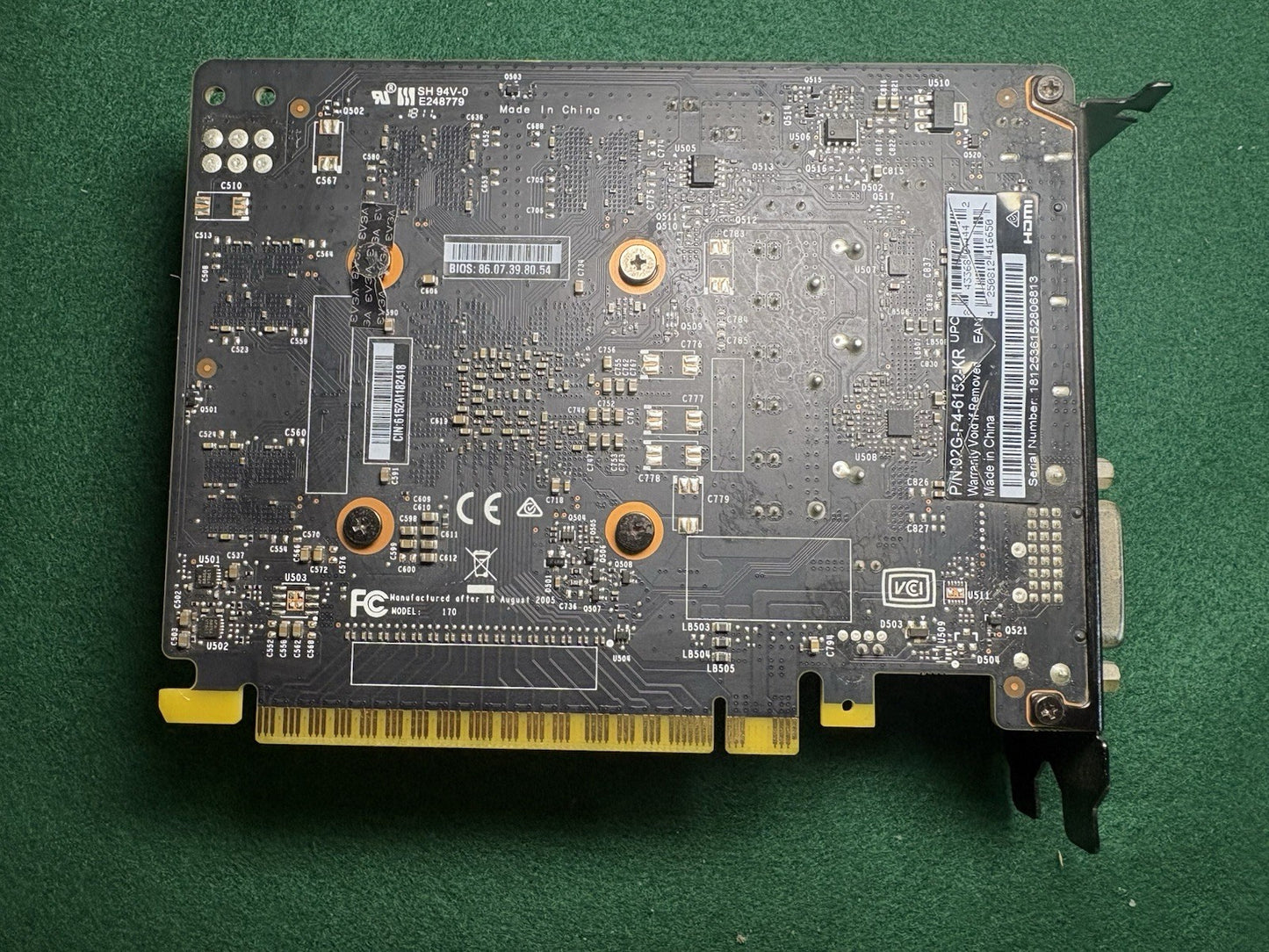 EVGA Geforce GTX 1050 (02G-P4-6152-KR) 2GB Graphics Card