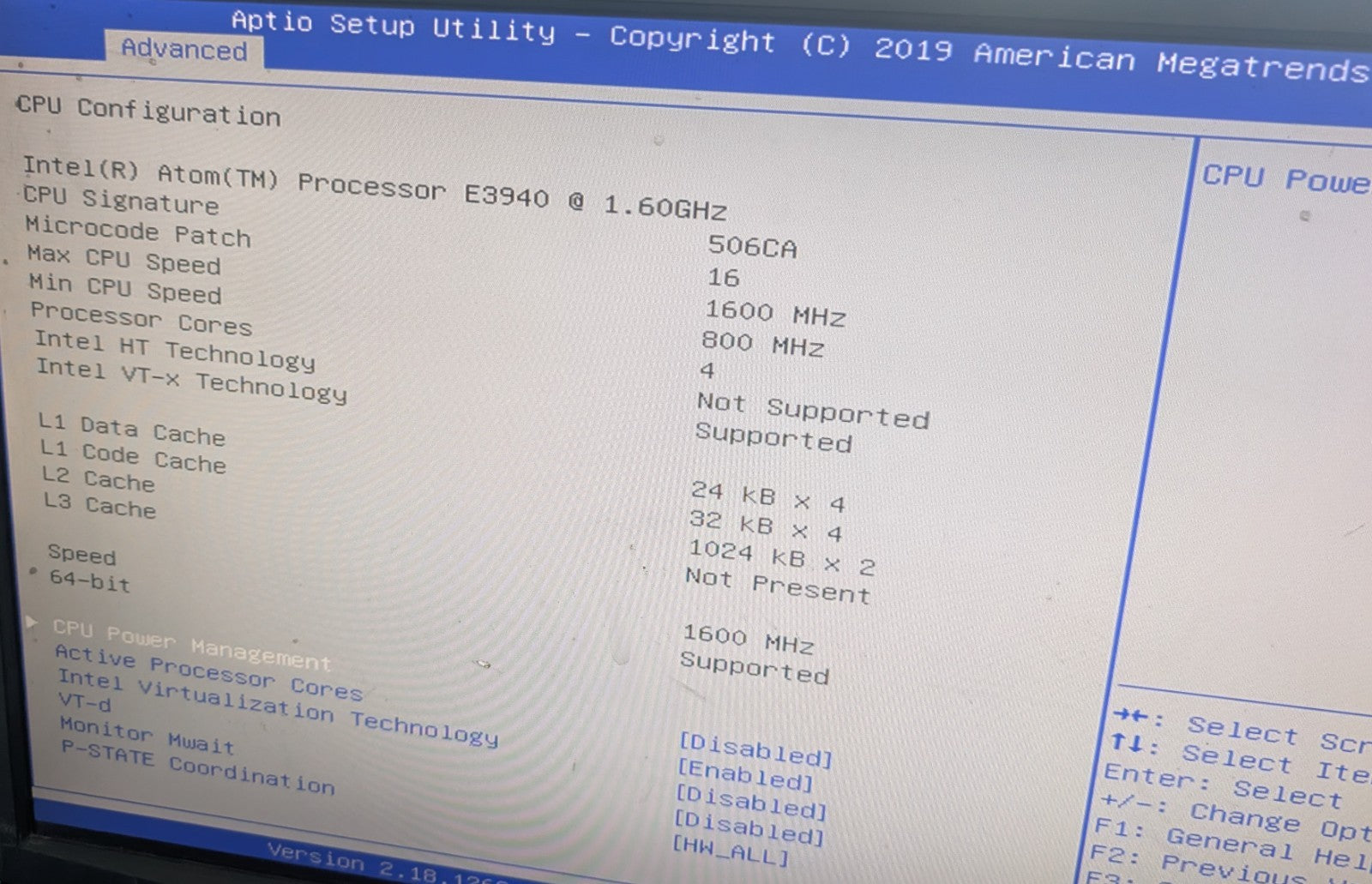 SuperMicro Server Intel Atom E3940 @ 1.6GHz 4GB RAM NO HD