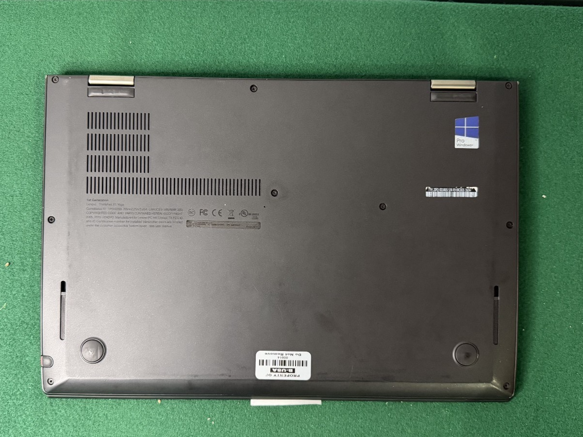 Lenovo ThinkPad X1 Yoga Gen 1 Touch i7-6500U  8GB RAM 256GB SSD 80%-89%  battery