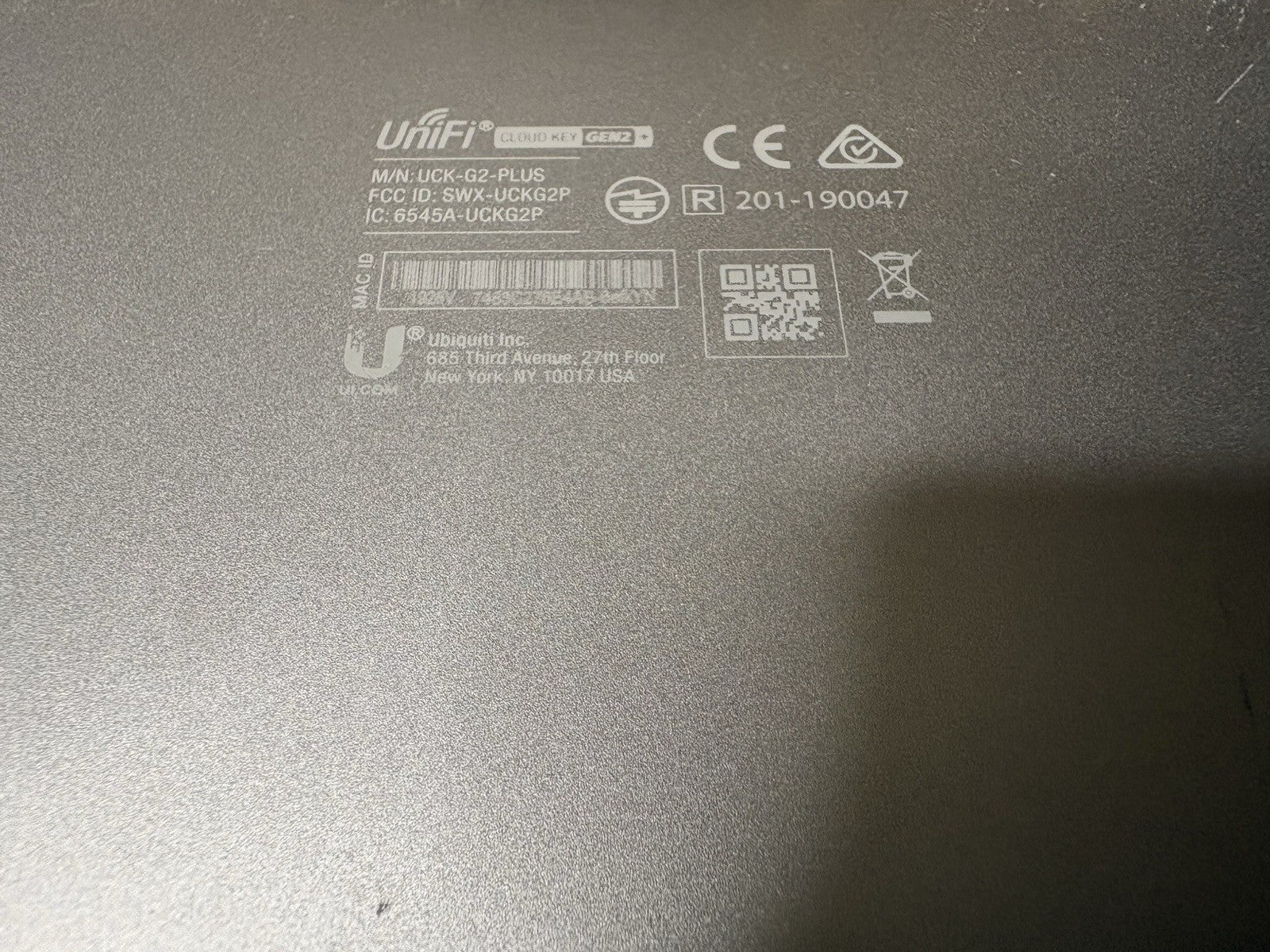 UBIQUITI NETWORKS UCK-G2-PLUS UNIFI CONTROLLER