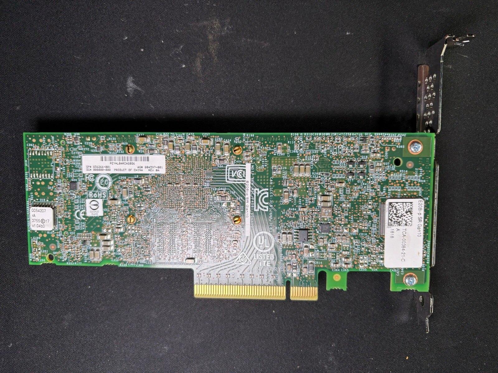 HPE 836266-001 Smart Array E208i-P SR Gen10 12G SAS Raid Controller Full Bracket