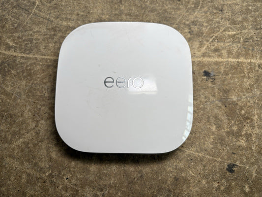 eero Pro 6E Tri-Band Mesh Wi-Fi 6E S010001 white NO ADAPTER ISP lock Frontier