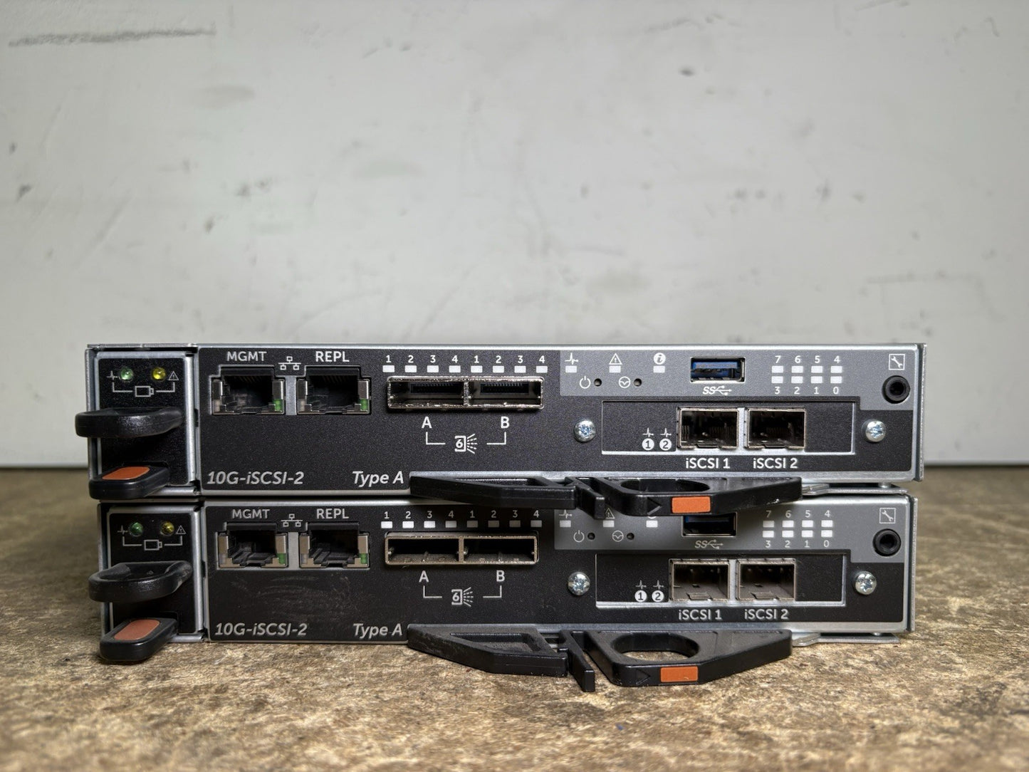 Lot Of 2 DELL 10G-iSCSI-2 TYPE A / Storage Controller / E15M E15M001