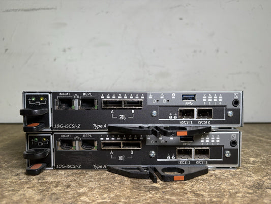 Lot Of 2 DELL 10G-iSCSI-2 TYPE A / Storage Controller / E15M E15M001
