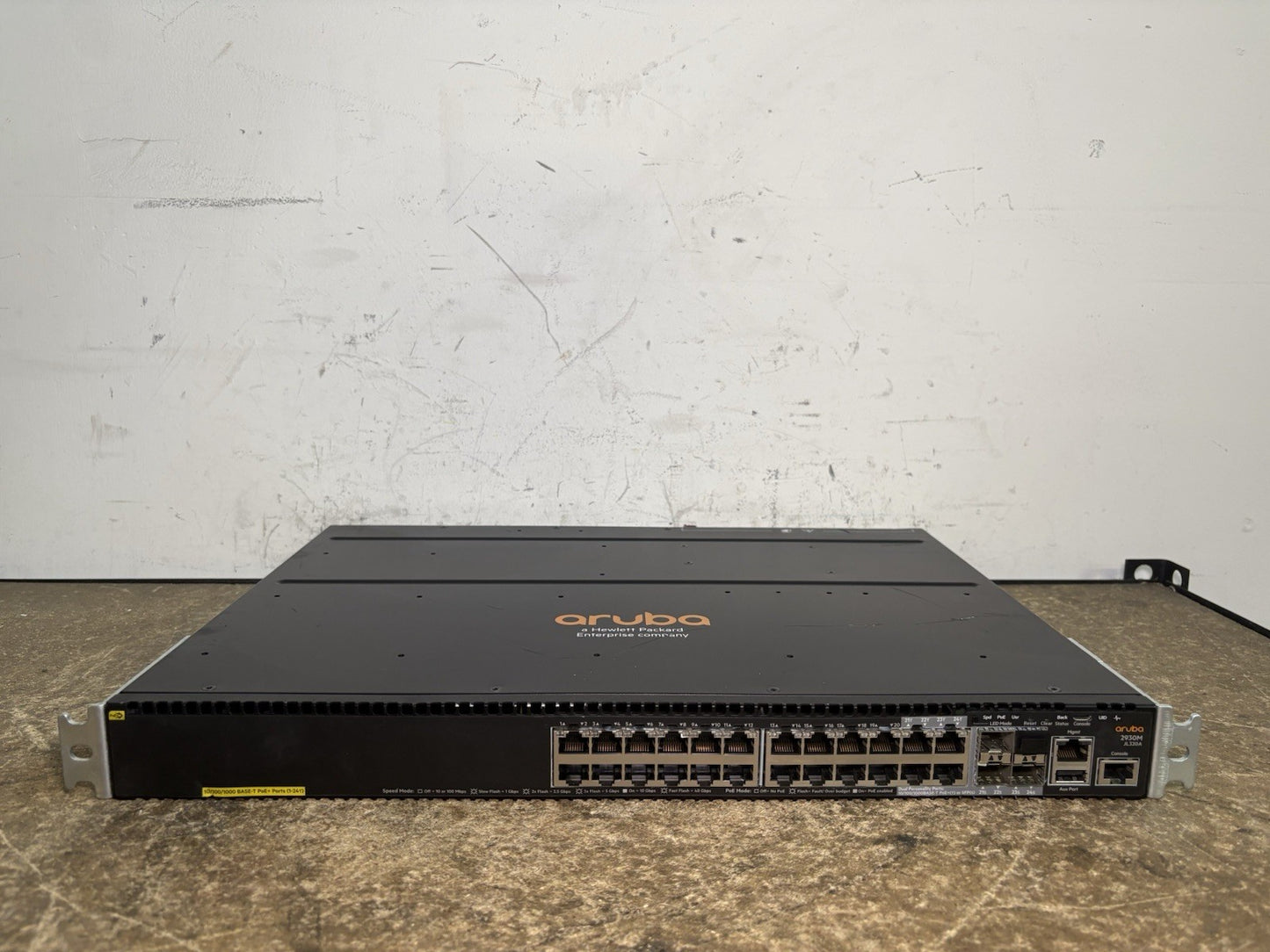 HP Aruba 2930M JL320A 24-Port PoE+ Ethernet Switch 1x PSU
