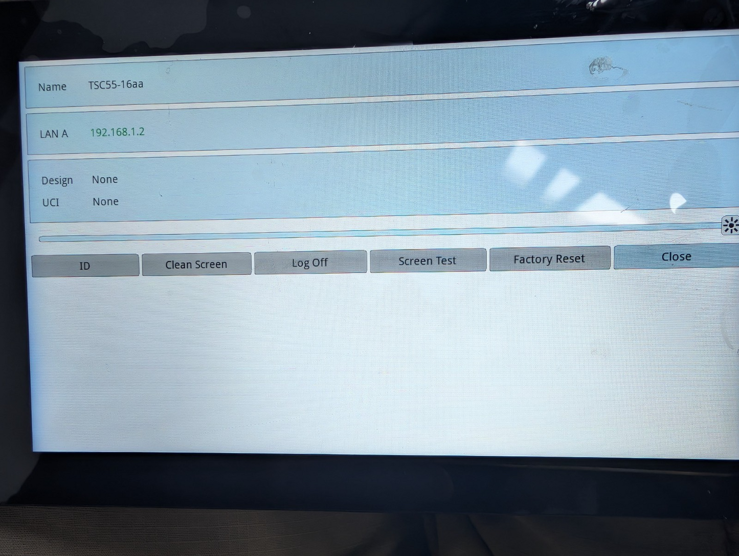 QSC TSC-55-G2 Touch Screen Controller