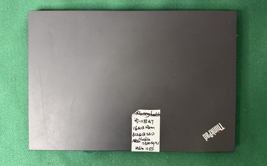 Lenovo Thinkpad P15S Gen2I i5-1135G7 16GB FHD 512GB SSD Win 11 90-99% Battery