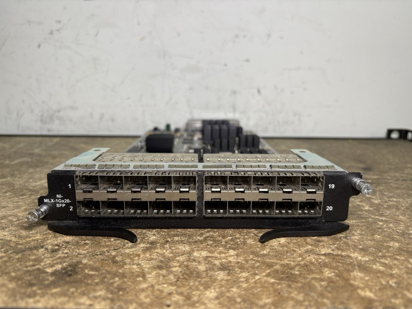 NI-MLX-1GX20-SFP BROCADE COMMUNICATIONS SYSTEMS INC. 20-PORT 1GB SFP MODULE