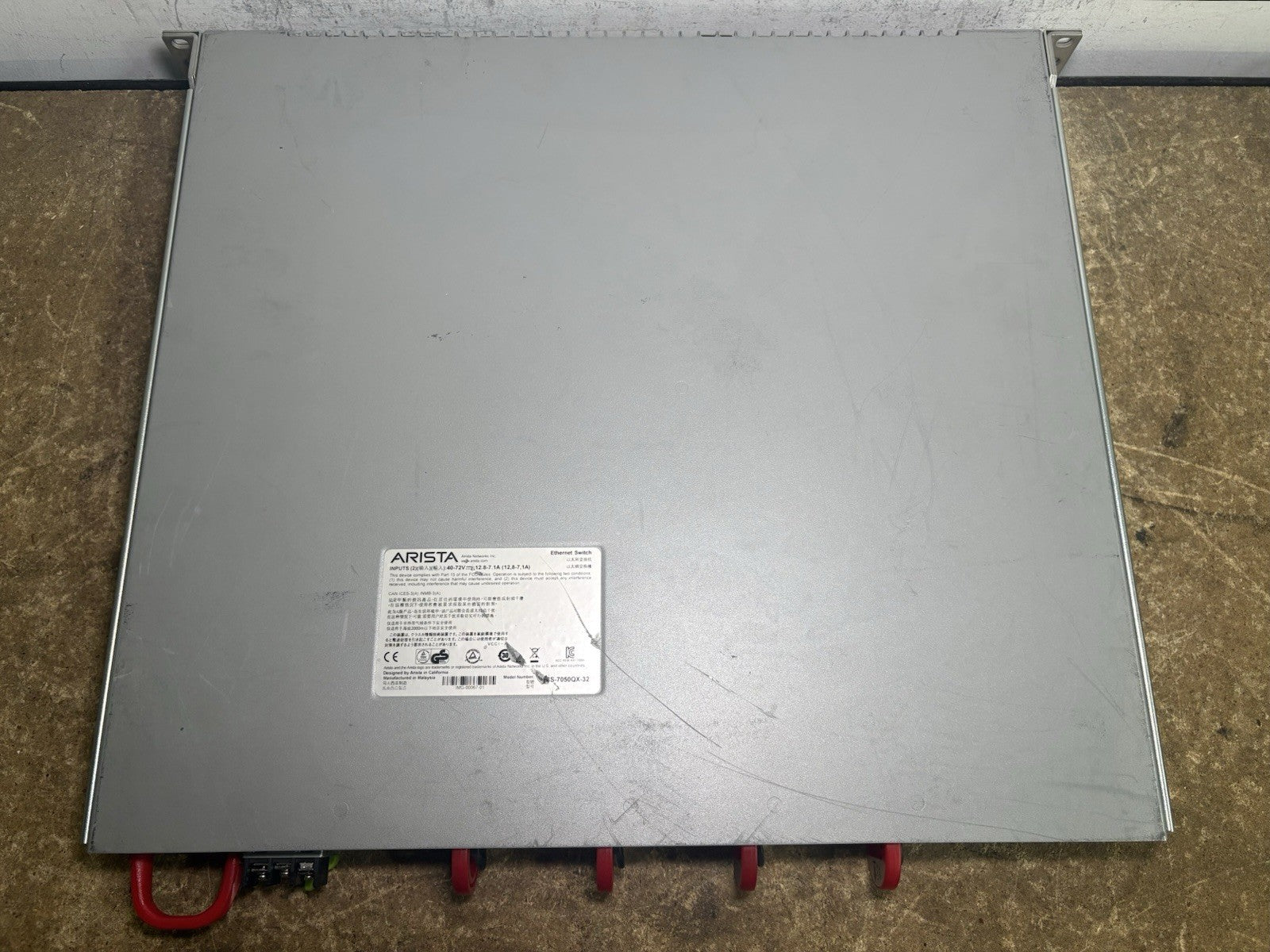 Arista DCS-7050QX-32 32 Port QSFP w/ 1x PWR-460DC-F