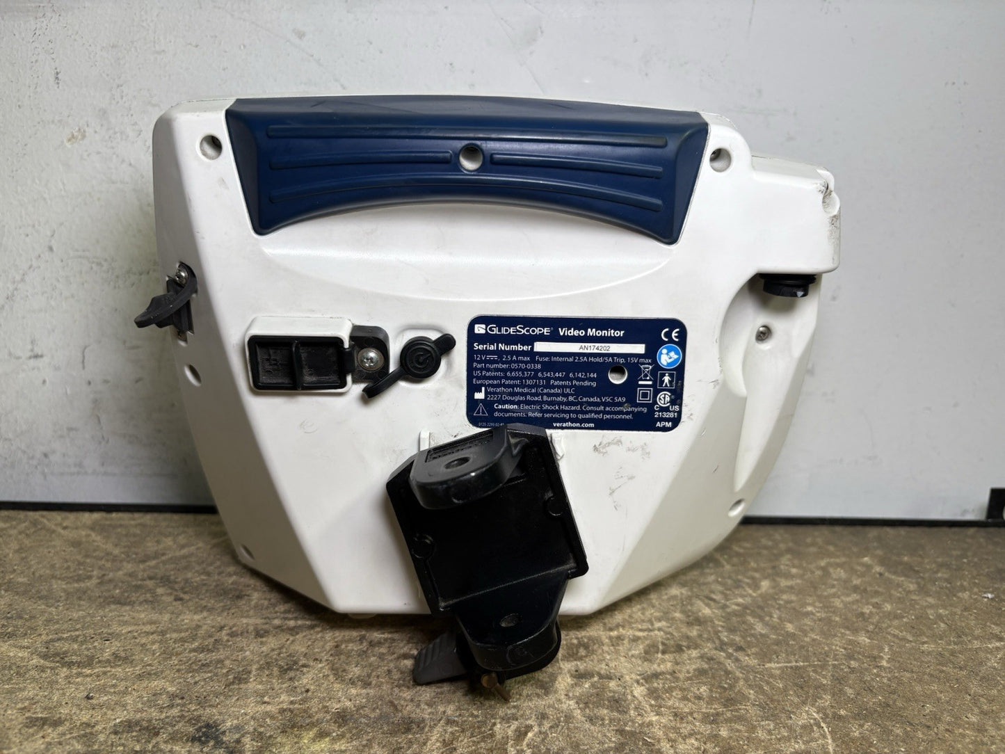 VERATHON GLIDESCOPE PORTABLE VIDEO MONITOR