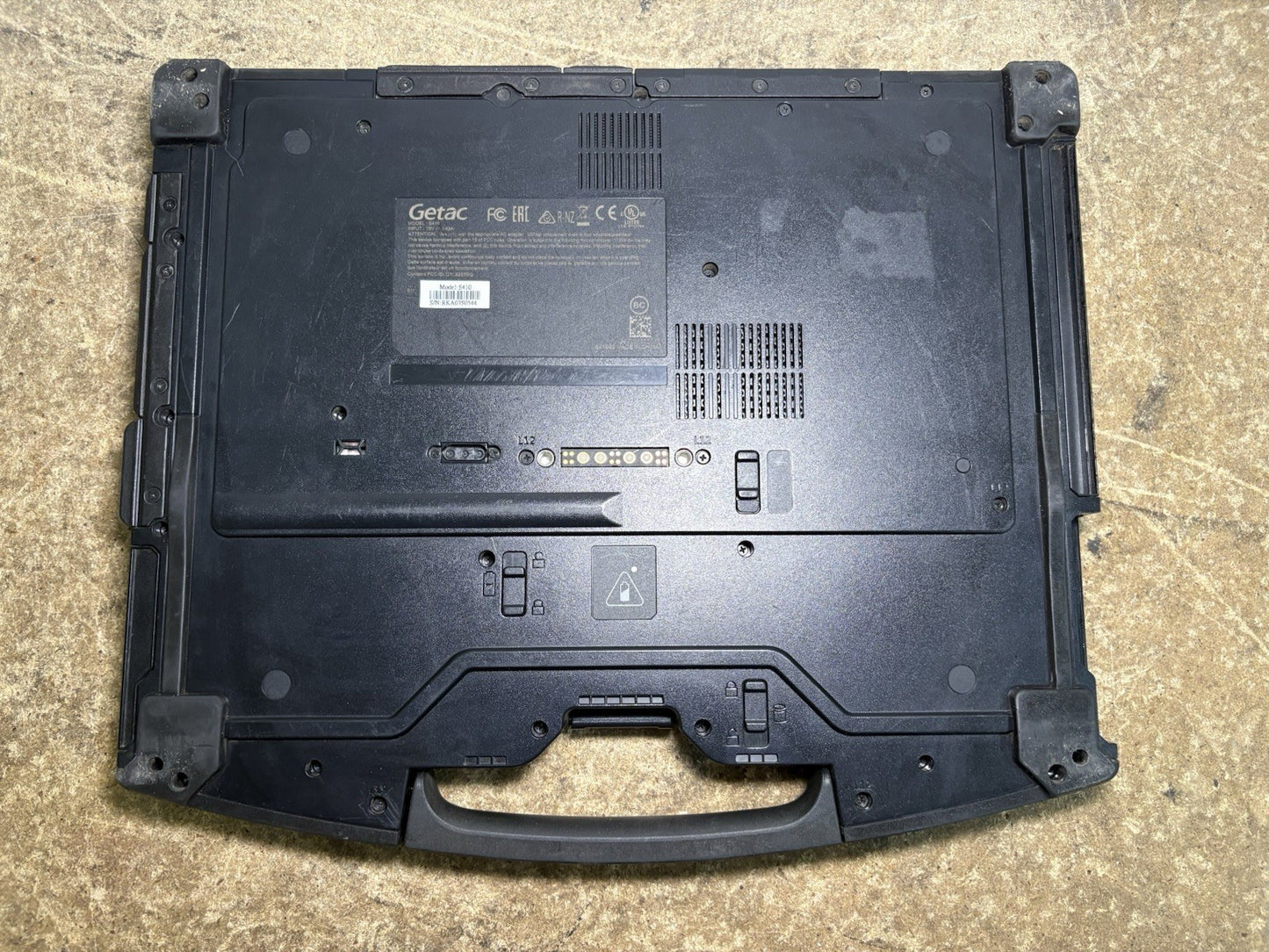 GETAC S410 G2 14'' Laptop 1.60GHz, Core i5-8250U, 16GB RAM, No SSD, No OS