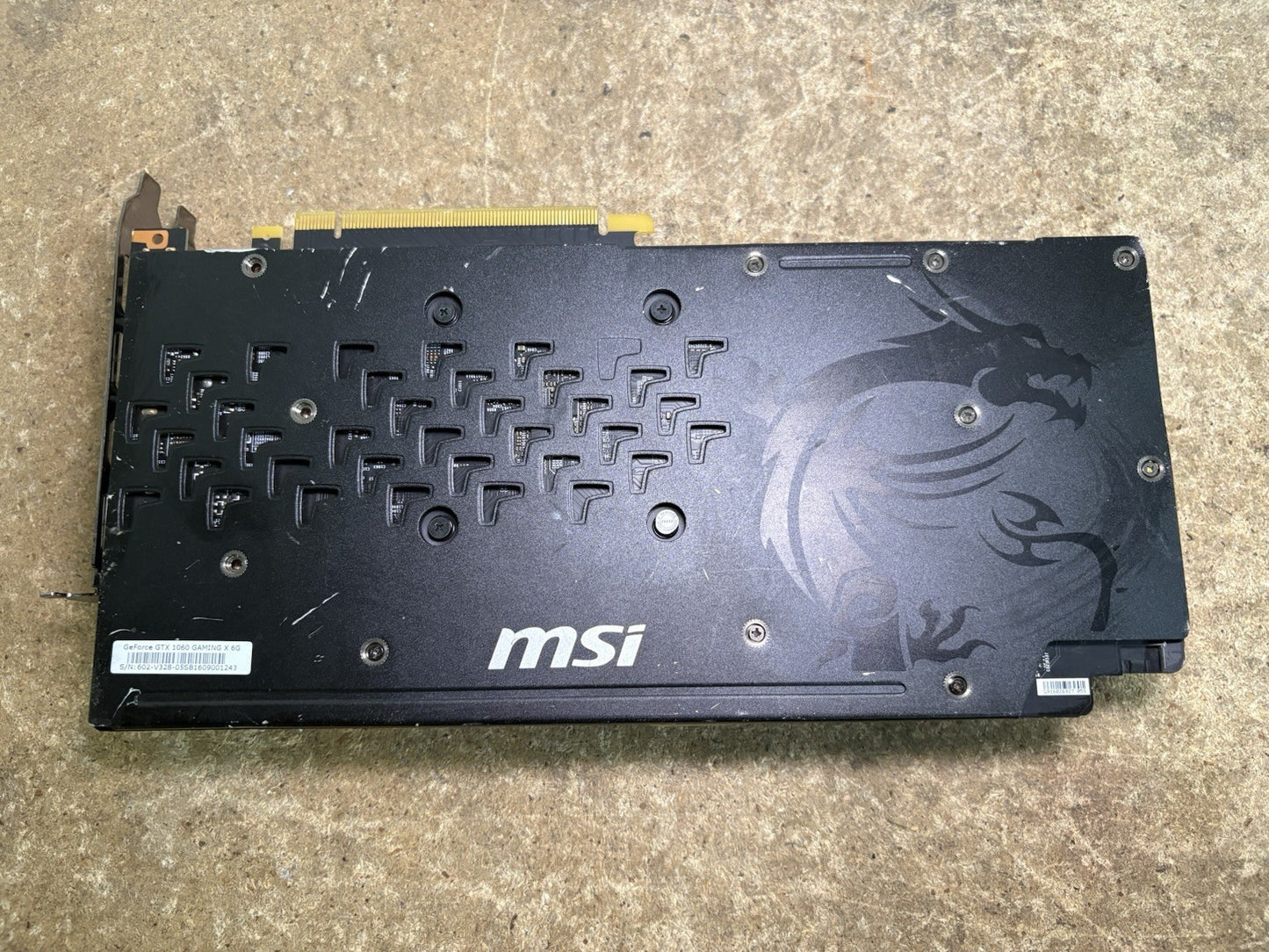 MSI NVIDIA GeForce GTX 1060 6GB GDDR5 Graphics Card - GTX1060GAMINGX6G