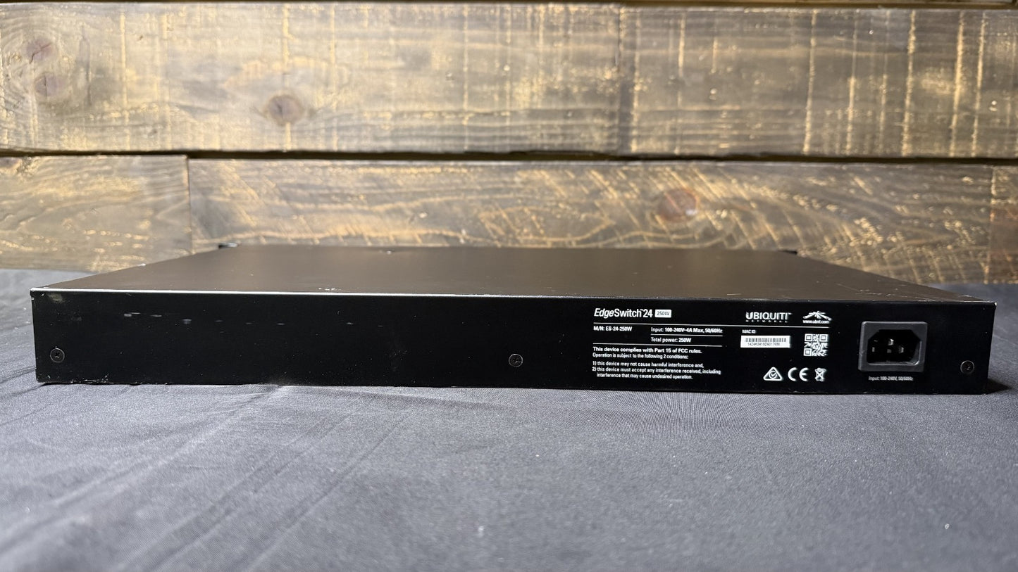(LOT OF 3)Ubiquiti Networks ES-24-250W 24 Port 250W EdgeSwitch DEAD, AS-IS/PARTS