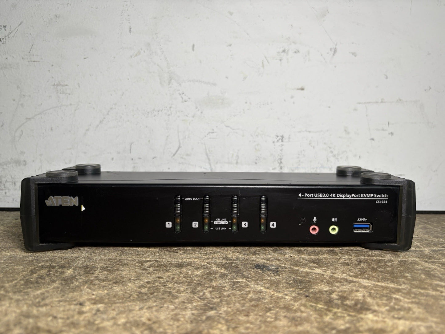 Aten CS1924 4 Port USB 3.0 4K DisplayPort DP KVM KVMP Switch
