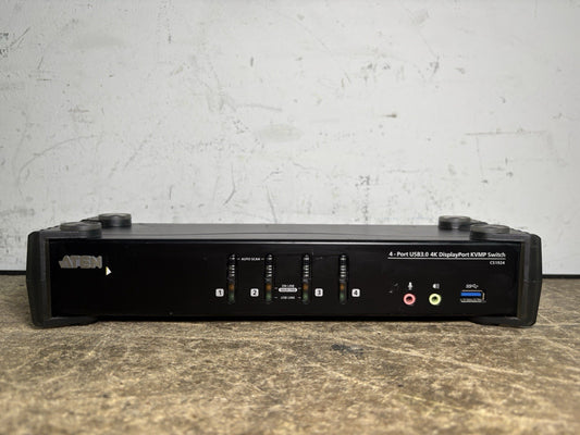 Aten CS1924 4 Port USB 3.0 4K DisplayPort DP KVM KVMP Switch