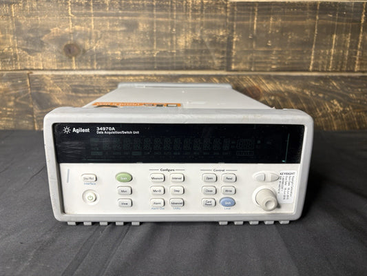 Agilent 34970A Data Acquisition Switch Unit Mainframe Only, No Modules Installed
