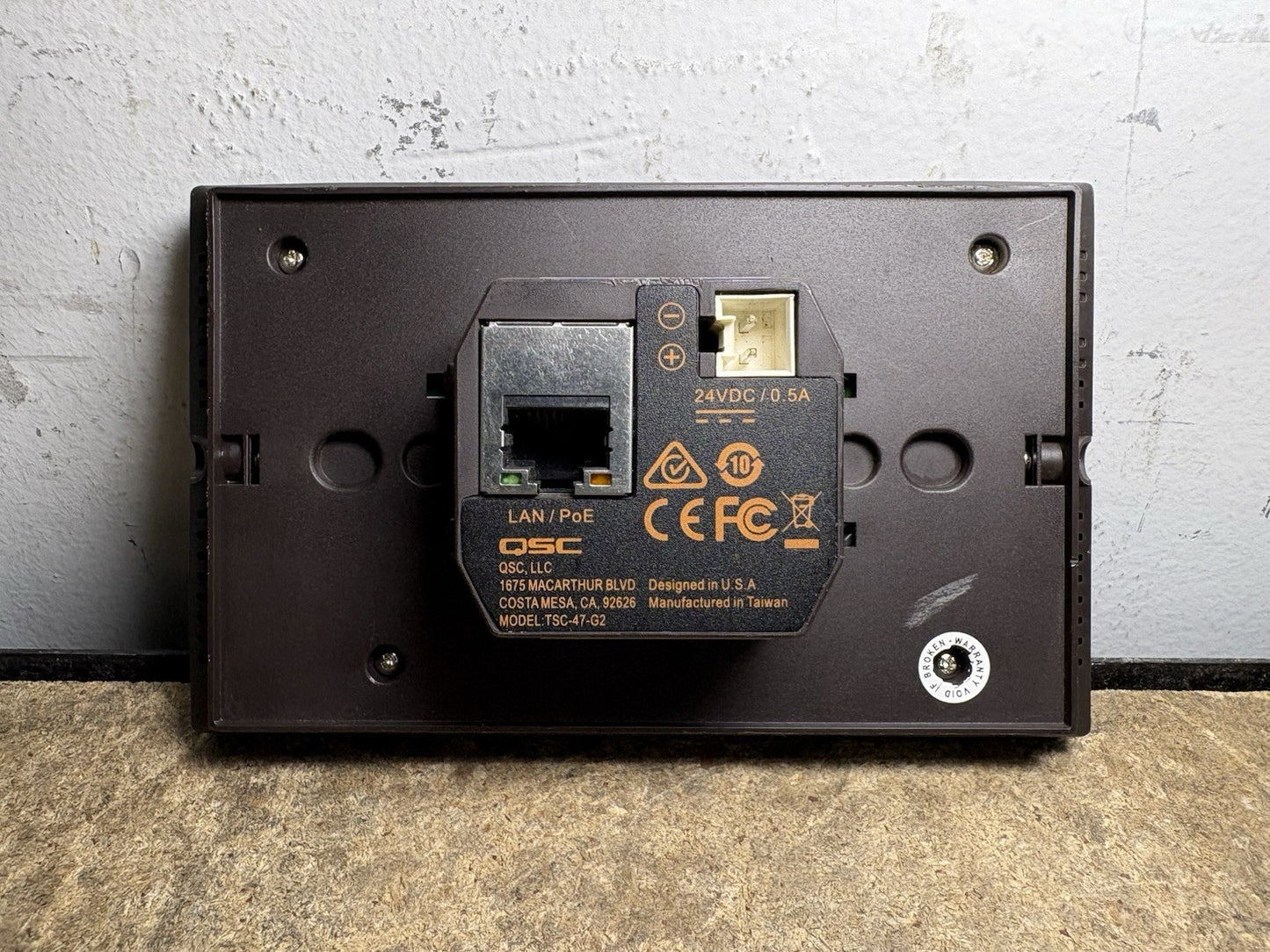 QSC TSC-47-G2 Touch Screen Controller