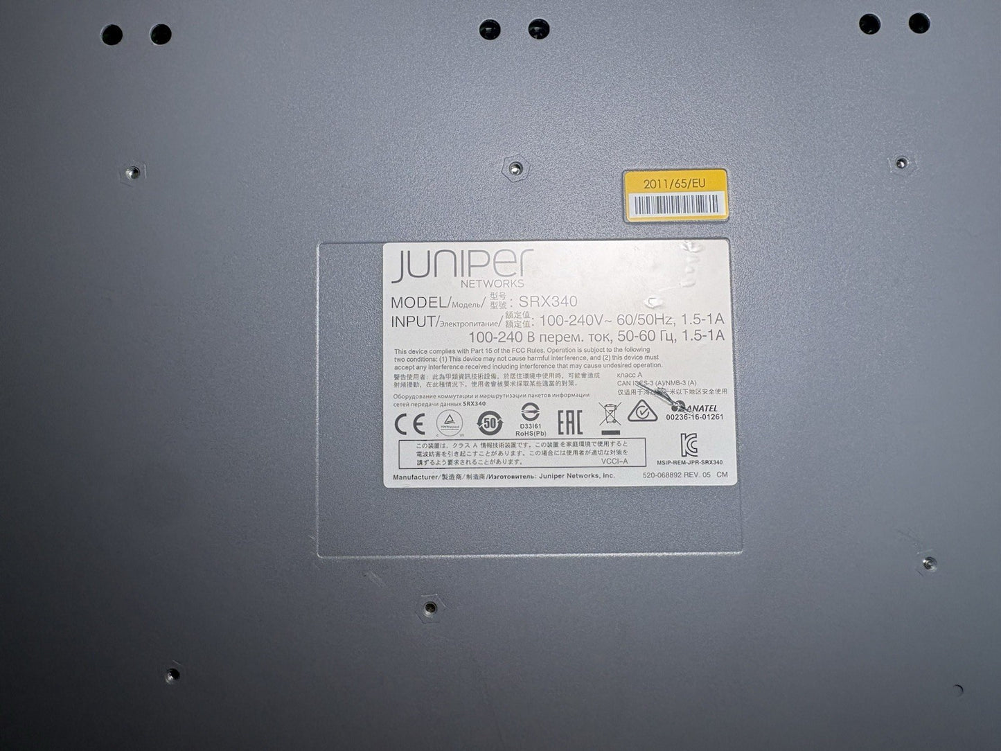 Juniper SRX340-TAA Services Gateway – Firewall, VPN, and Secure Routing