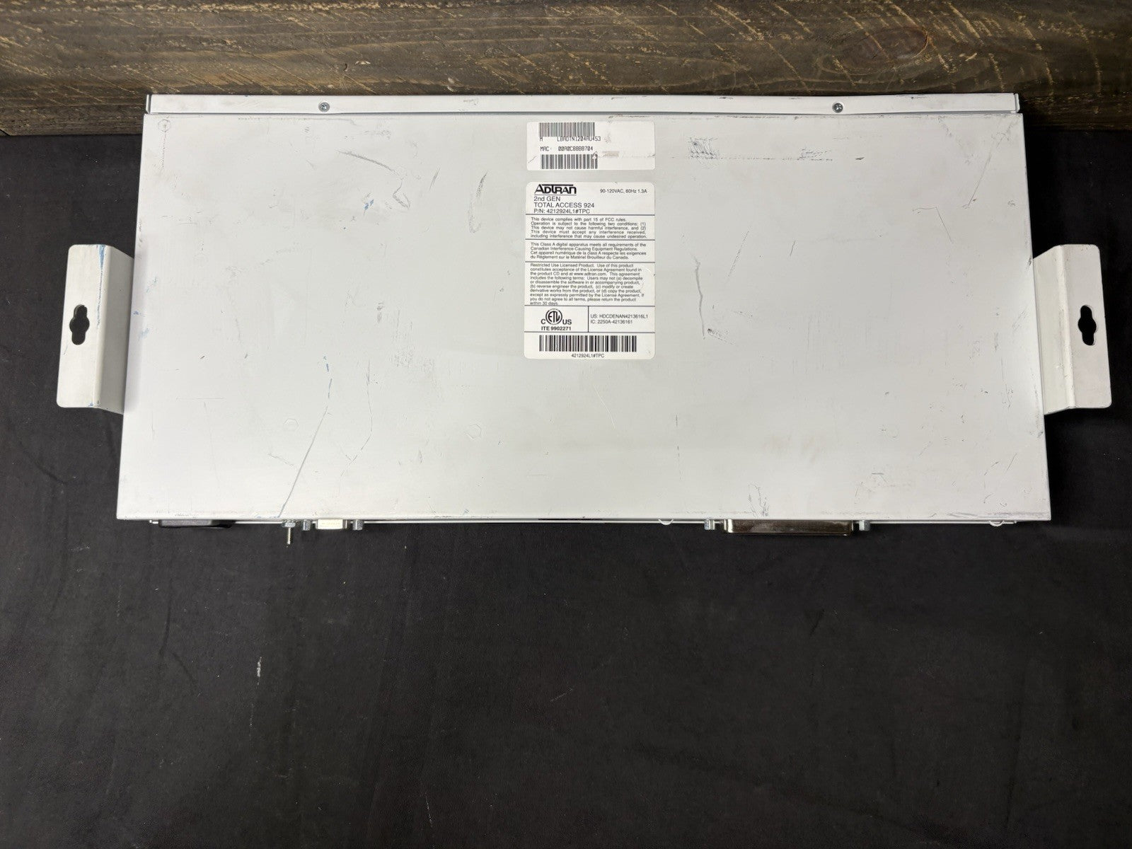 Adtran Total Access 924 MCI 2nd GEN VOIP SIP Gateway P/N: 4212924L1#TPC | Tested