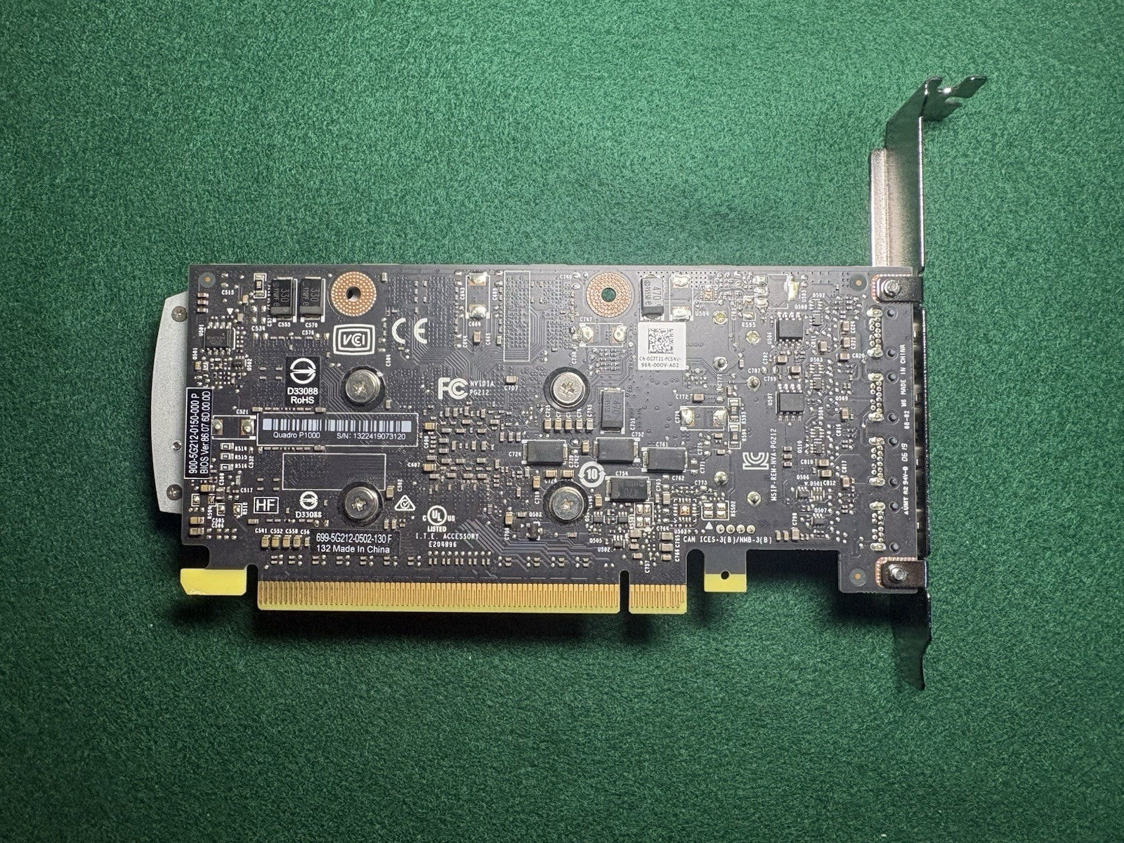 LOT OF 17 Nvidia Quadro P1000 4GB GDDR5 4x Mini-DisplayPort PCIe 3.0