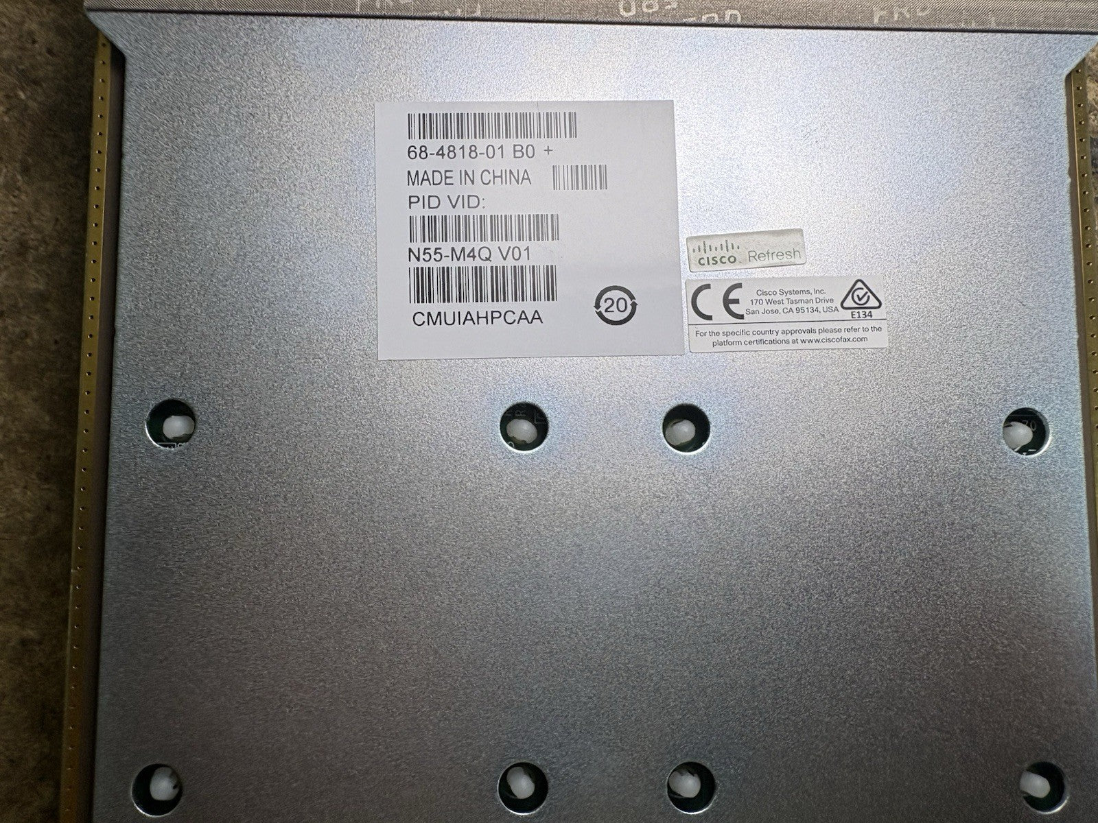 Cisco Nexus 5500 N55-M4Q 4 Port 40GbE QSFP+ Exp Module N5K-C5548UP C5596UP-FA