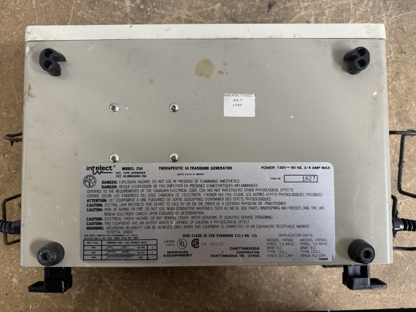 Chattanooga Group Intelect 250 Therapeutic Ultrasound & 775 MP