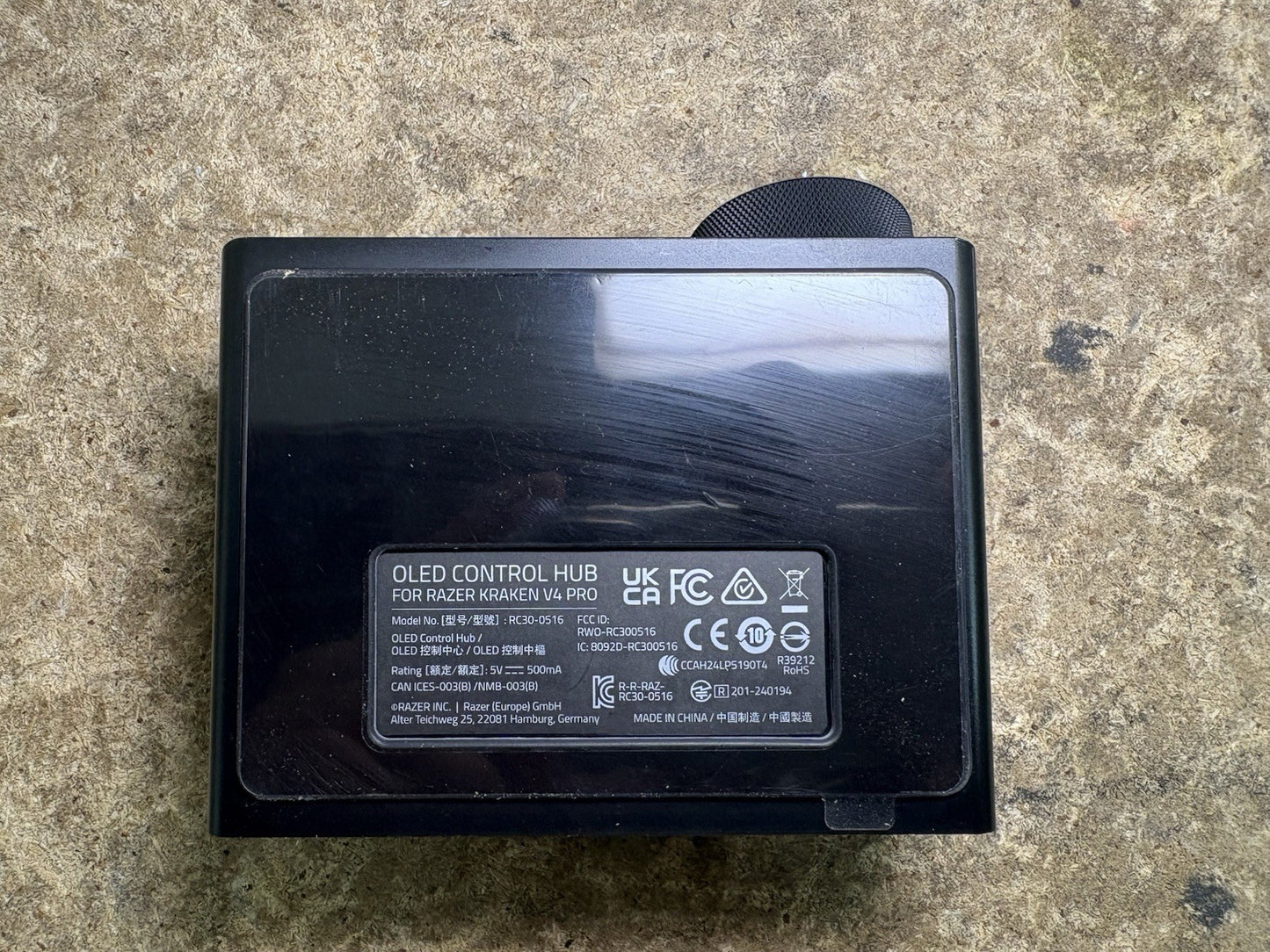 Razer OLED Control Hub for Kraken V4 Pro RC30-0516 G Audio Controller