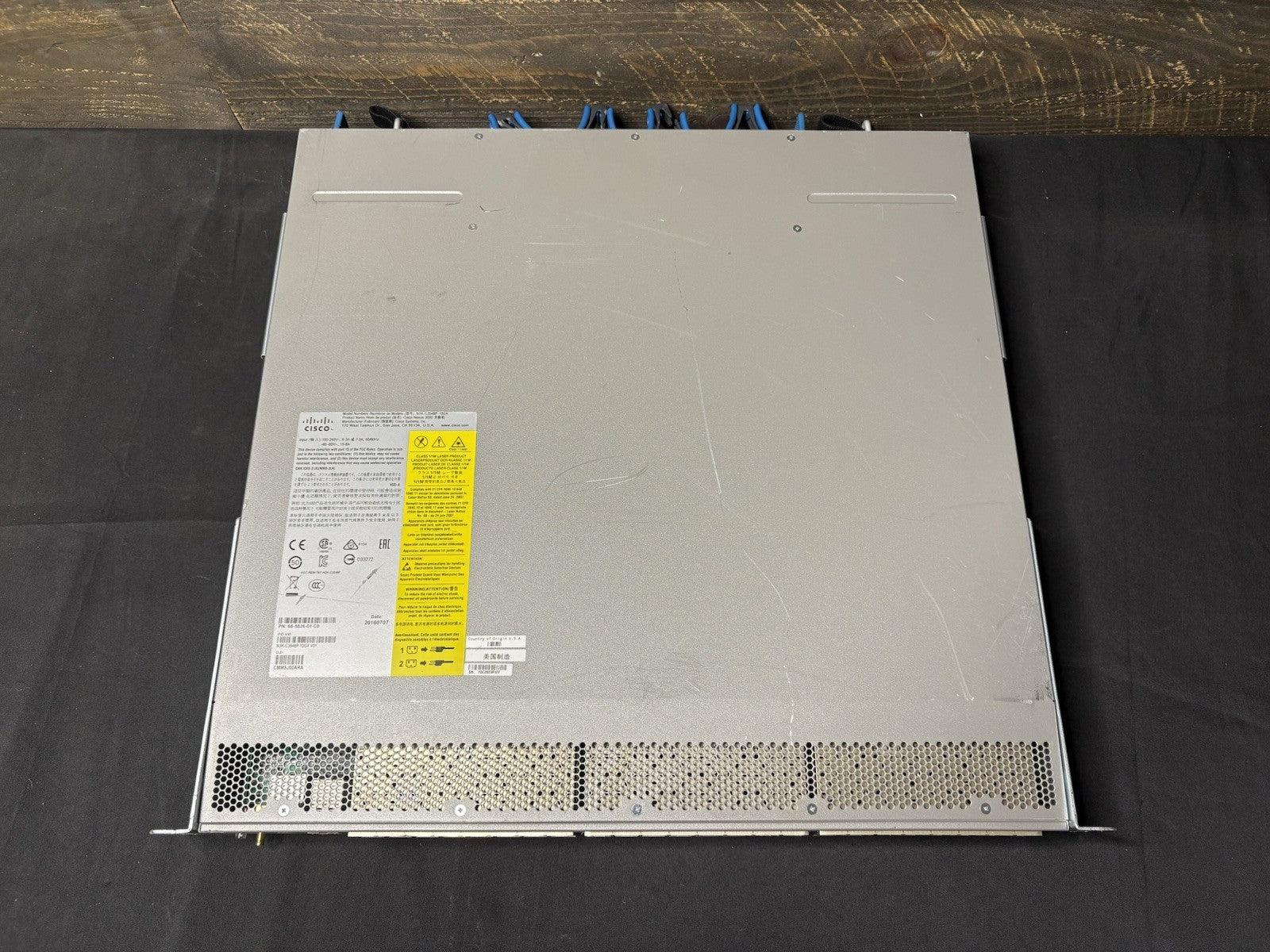 Cisco Nexus 3548-X 48 Port 10 Gigabit SFP+ Switch Dual PSUs N3K-C3548P-10GX