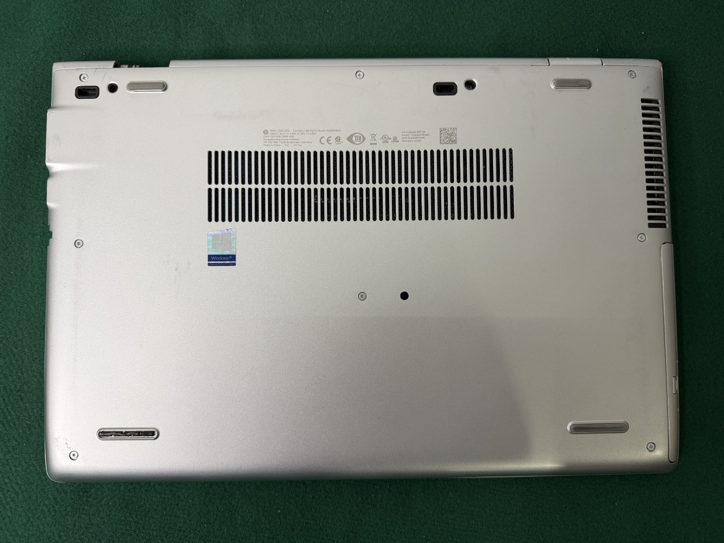 HP PROBOOK 650 G5 15.6" i5-8265U 8GB RAM 256GB SSD 60%-80% battery health