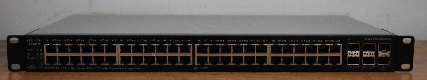 Cisco SG500X-48P 48-Port Gigabyte Ethernet Switch-Fully Tested-*30 day warranty*