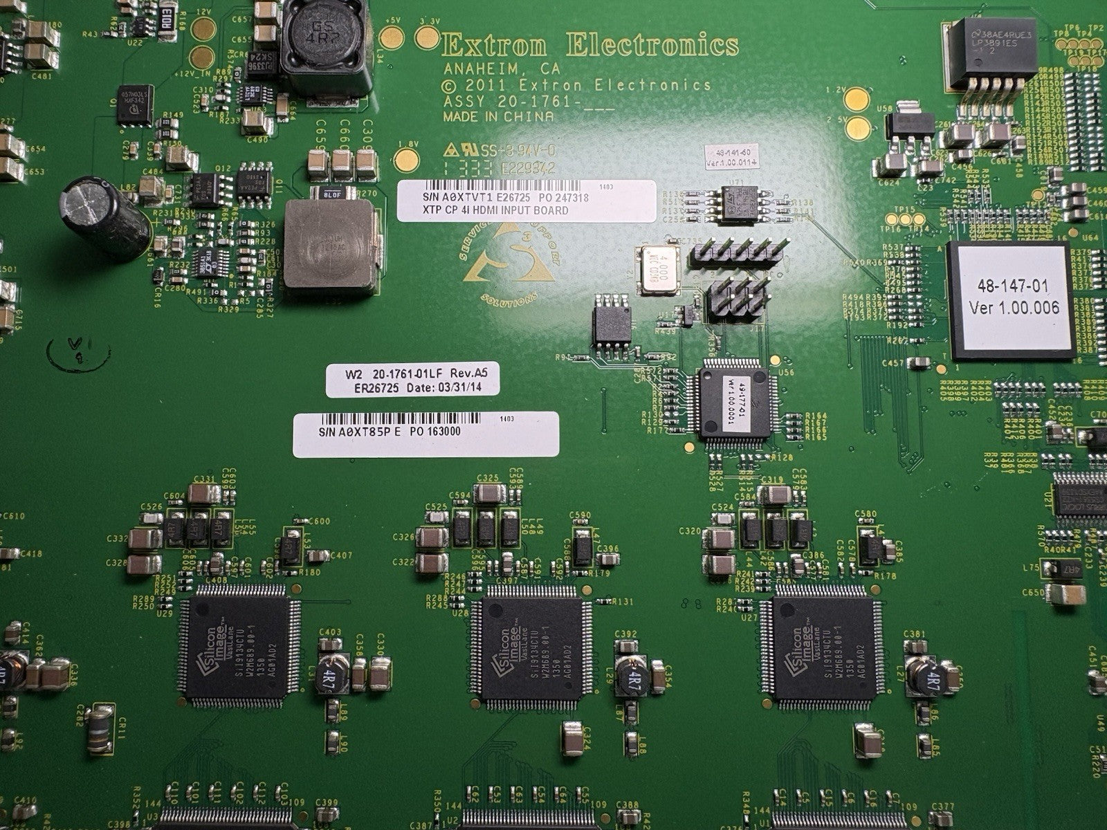 Extron INPUT XTP CP 4i HDMI Input Board