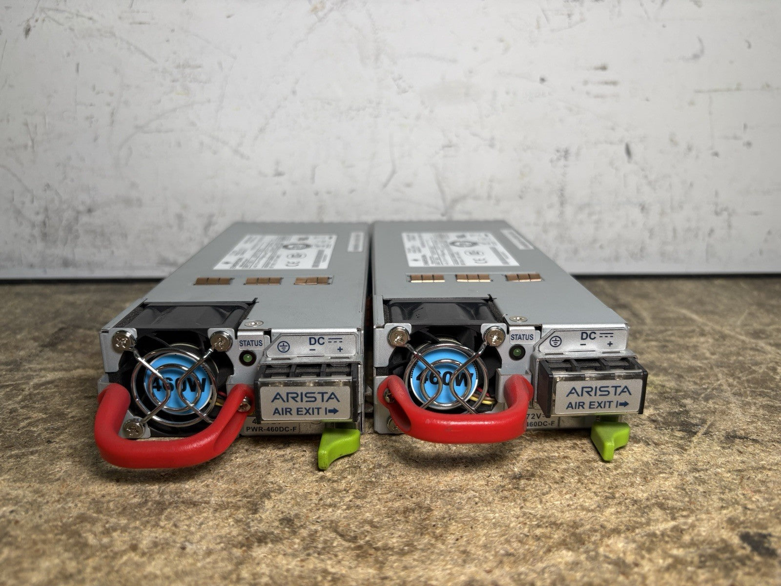 Lot of 2 Arista PWR-460DC-F DS460SDC-3 FOR: DCS 7150 7124SX 7050S 7050QX