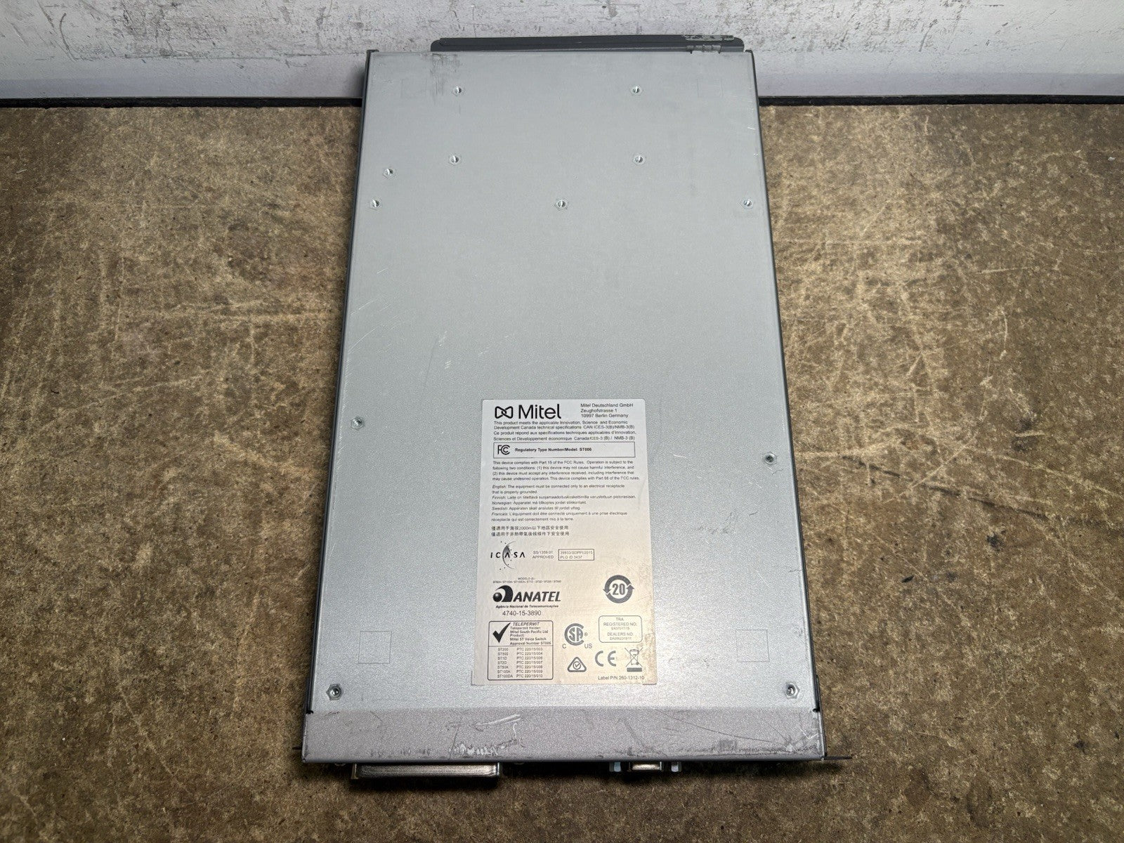 Mitel Voice Switch ST100A ST006 PN 600-3100-01 VoIP Gateway Switch