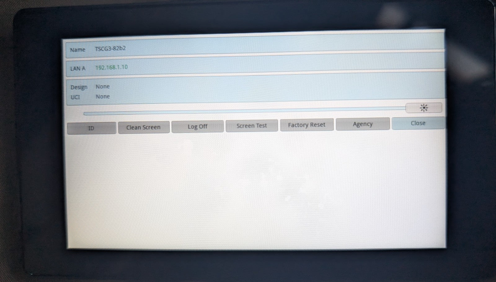 QSC - 5" Touch Screen Panel  TSC-50-G3