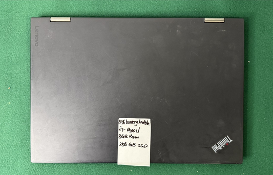 Lenovo ThinkPad X1 Yoga Gen 1 Touch i7-6500U  8GB RAM 256GB SSD 80%-89%  battery