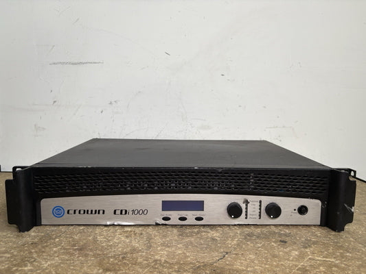 Crown CDi 1000 500W 2-Channel 70V Power Amplifier - Black