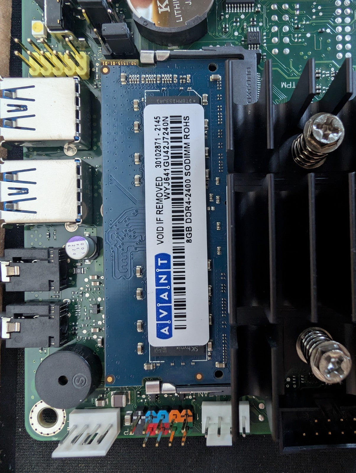 D3544-S34-3 Kontron Mini-ITX Industrial Motherboard 250GB M.2 8GB RAM J5005 CPU