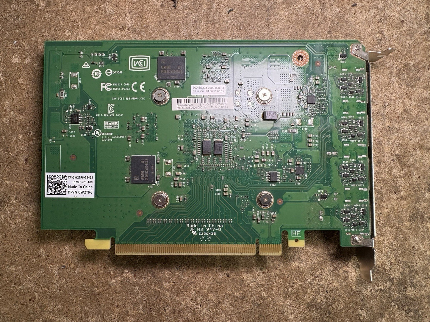NVIDIA Quadro M2000 4GB DDR5 4x DisplayPort Graphics Card