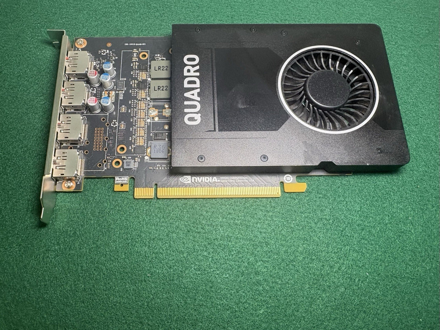 Lot of 8 DELL NVIDIA QUADRO P2000 GRAPHICS CARD | 087CG5 | 5GB GDDR5