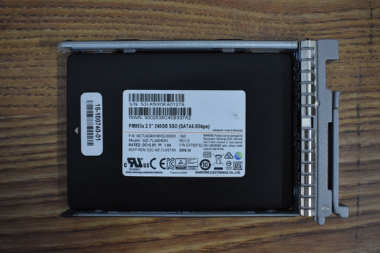 SAMSUNG PM863a 240GB 2.5" SATA 6.0 Gbps- MZ-7LM240N