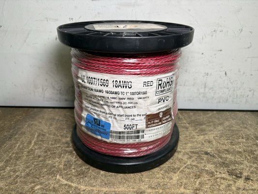 Anixter UL1007/1569 Stranded Hookup Wire, 18 AWG, 16/30 TC, 105C 300V,